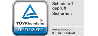 TÜV Rheinland Schadstoffgeprüft 1419064578
